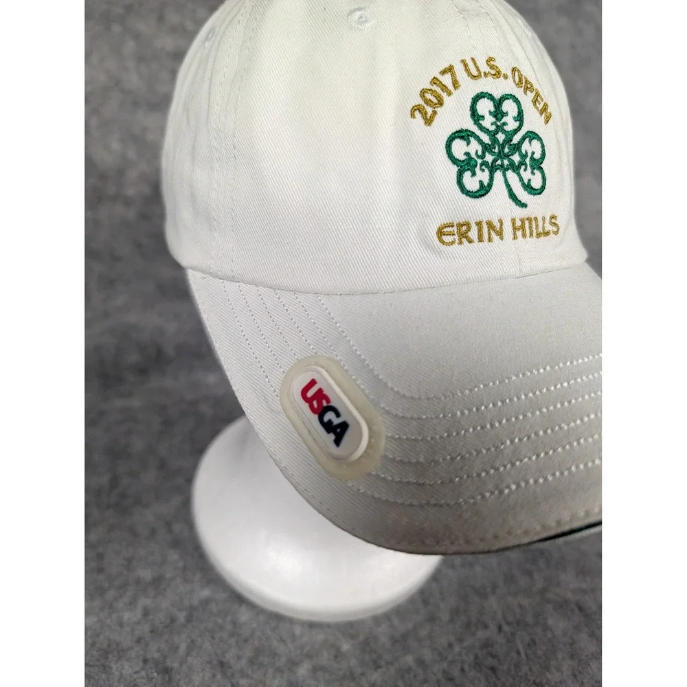 USGA 2017 U.S. Open Erin Hills‎ Golf Cap White Embroidered Adjustable